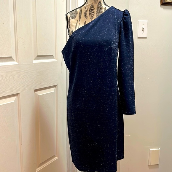 Women’s size Large new Years dress in royal Blue and sparkle. - Picture 1 of 3